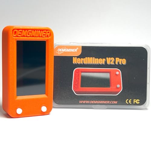 NerdMiner V2 78KH/s T-Display S3 Bitcoin Solo Lottery Miner gana 6.25 BTC con bajo consumo de energía,...