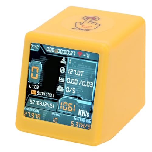 Bewinner Lotería Miner Mina de Minería Crypto, 1060 Kh/s Hashrate USB WiFi Bluetooth Digital Miner con Reloj...