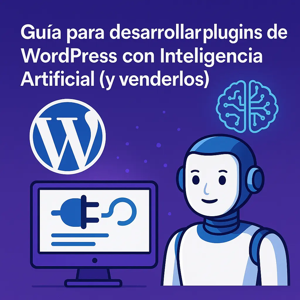 Guía para desarrollar plugins de WordPress con Inteligencia Artificial (y venderlos) 1 programar plugins wordpress ia 1