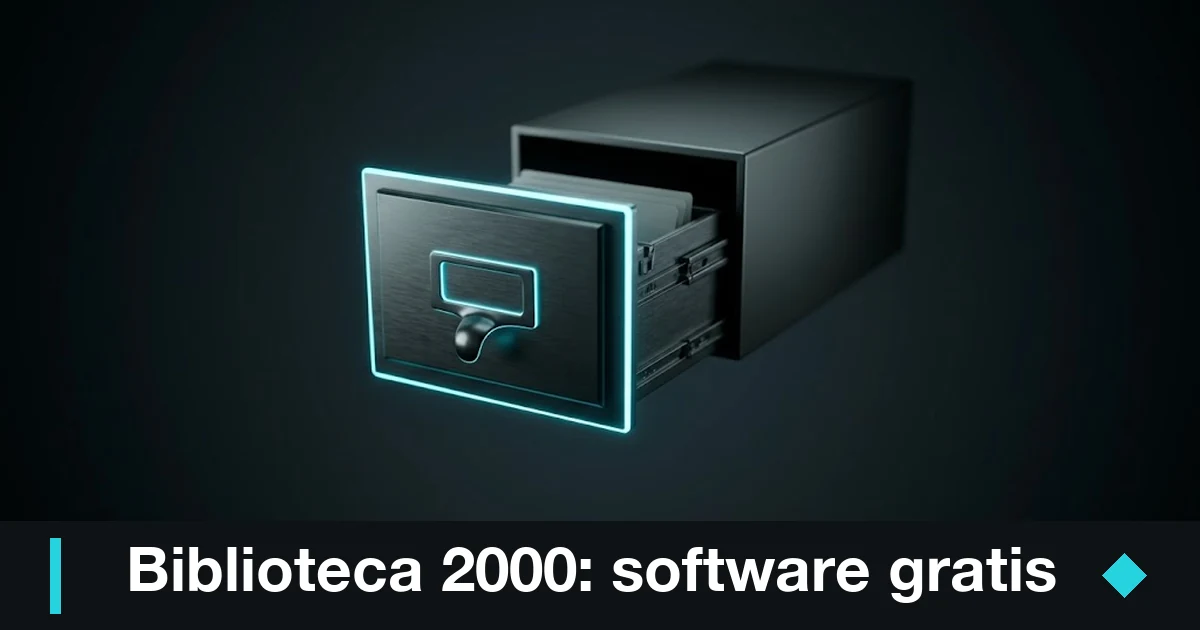 Biblioteca 2000: Software gratis para la gestión de bibliotecas