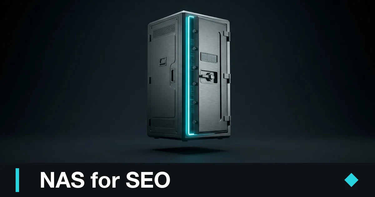 NAS for SEO: a Synology as a 24/7 SEO server — featured image