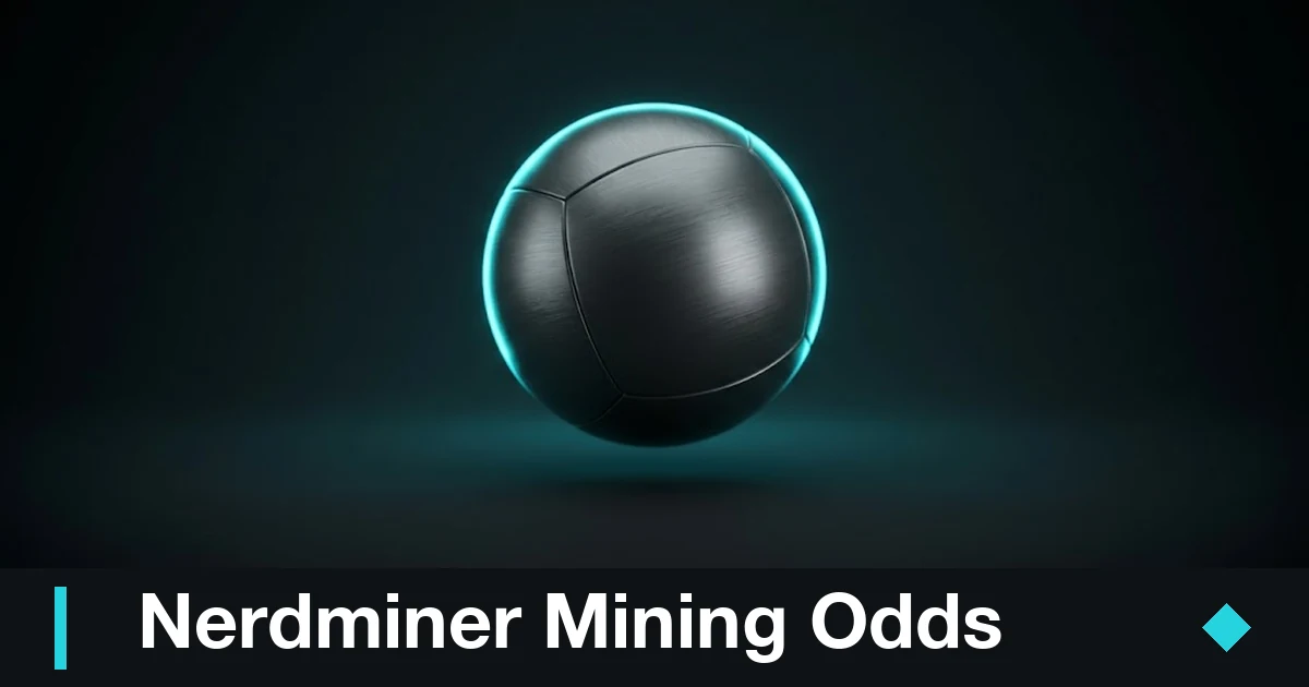 How to Build Your Own Nerdminer: A DIY Bitcoin Lottery Miner 4 Nerdminer mining odds: probability of finding a block — featured image