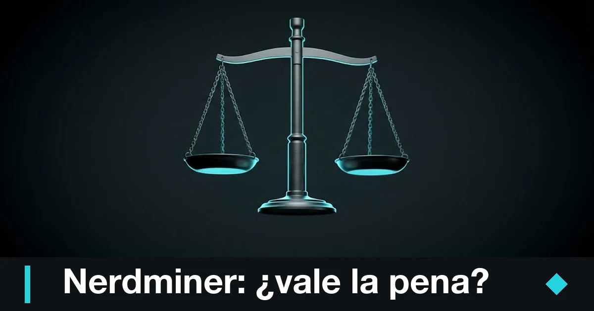Nerdminer, ¿vale la pena?